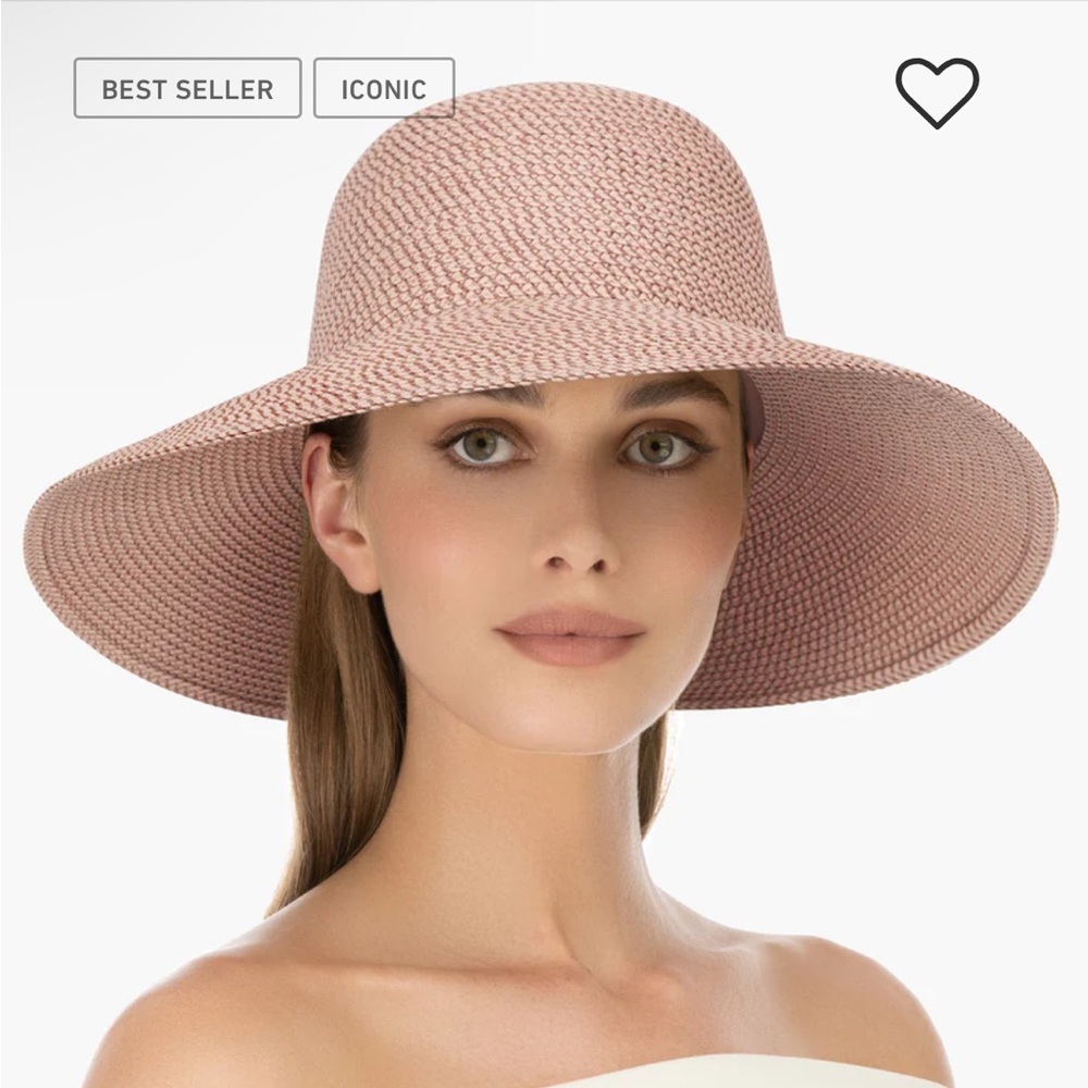 Eric Javits Hampton Hat Blush OS